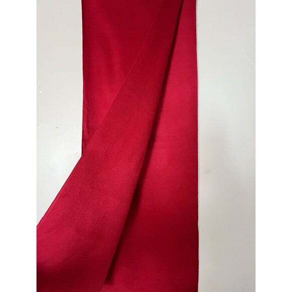 New Imported Luxurious 100%‎ Silk Red Rectangular Scarf Natural Fiber Unisex - Picture 1 of 6